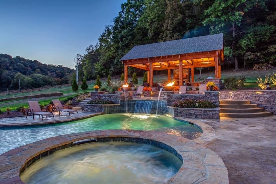 Swimming pool and Backyard Resort Electric Design and Installation